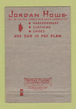 Matchbook Cover - Jordan House Clothes New Haven CT WEAR 40 Strike