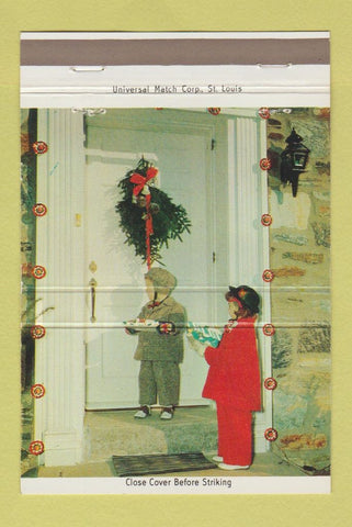 Matchbook Cover - GA A Jug Liquor Woodmont Milford CT Christmas 40 Strike
