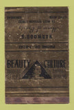 Matchbook Cover - Harwood's Beauty Shop Little Rock AR SAMPLE 40 Strike
