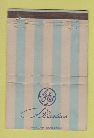 Matchbook Cover - General Electric Plastics 40 Strike
