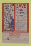 Matchbook Cover - SS Princess Anne Pocahontas Chesapeake Bay WEAR 40 Strike