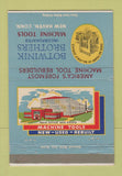Matchbook Cover - Botwinik Brothers Machine Tools New Haven CT 40 Strike