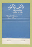 Matchbook Cover - Peg Leg Restaurant Motel Rockport MA 40 Strike
