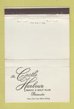 Matchbook Cover - Castle Harbour Beach Golf Club Bermuda 40 Strike