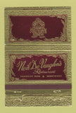 Matchbook Cover - Neil De Vaughn's Restaurant Monterey CA 40 Strike