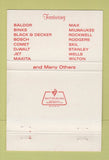 Matchbook Cover - Diablo Power Tools Walnut Creek CA 40 Strike