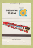 Matchbook Cover - Pileco Delmag Diesel Hammers Houston TX WEAR 40 Strike