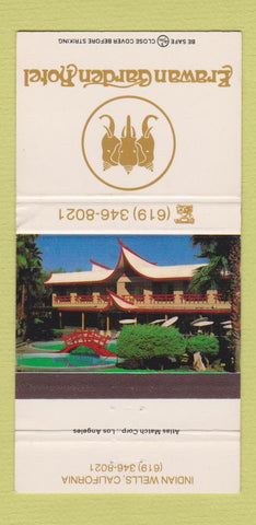Matchbook Cover - Erawan Garden Hotel Indian Wells CA 30 Strike