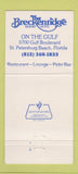 Matchbook Cover - The Breckenridge Resort Hotel St Petersburg Beach FL 30 Strike