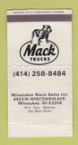 Matchbox - Mack Trucks Milwaukee WI WORN