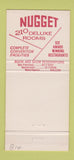 Matchbook Cover - Nugget CASnio Follies Sparks NV girlie 30 Strike
