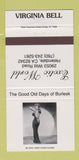Matchbook Cover - Exotic World Helendale CA Virgnia Bell Burlesque  30 Strike