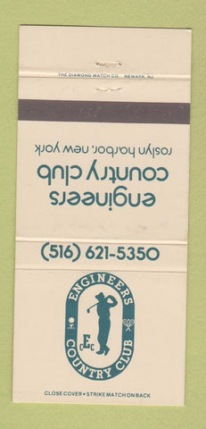Matchbook Cover - Engineers Country Club Roslyn Harbor NY 30 Strike