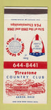 Matchbook Cover - Firestone Country Club Akron OH 30 Strike