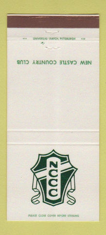 Matchbook Cover - New Castle Country Club PA 30 Strike