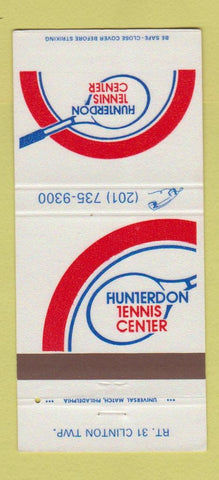 Matchbook Cover - Hunterdon Tennis Center Clinton Township PA 30 Strike