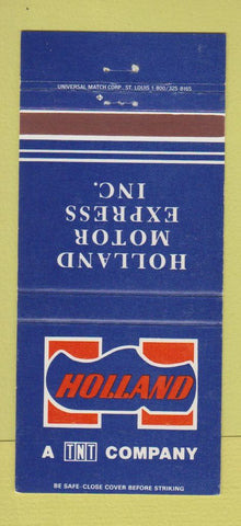 Matchbook Cover - Holland Motor Express Trucking 30 Strike
