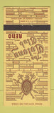 Matchbook Cover - Colony Club Reno NV 30 Strike