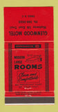 Matchbook Cover - Glenwood Motel Trail BC 30 Strike