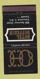Matchbook Cover - Hotel Dufferin Vancouver BC 30 Strike