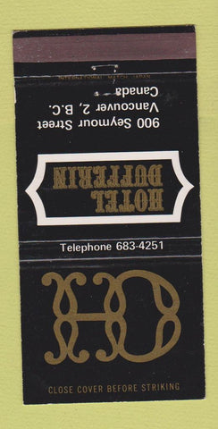 Matchbook Cover - Hotel Dufferin Vancouver BC 30 Strike