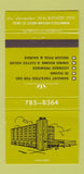 Matchbook Cover - Mackenzie Inn Fort St John BC 30 Strike