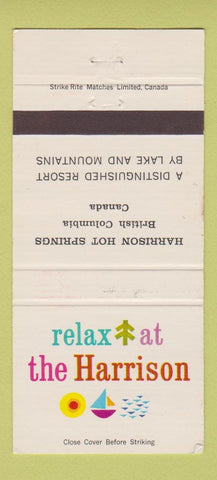 Matchbook Cover - Harrison Hot Springs BC hotel 30 Strike