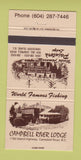 Matchbook Cover - Campbell River Lodge BC Vancouver Island 30 Strike