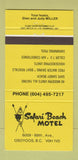 Matchbook Cover - Safari Beach Motel Osoyoos BC 30 Strike