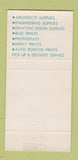 Matchbook Cover - Topeka Blue Print Supply KS 30 Strike