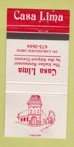 Matchbook Cover - Casa Lima Toronto ON 30 Strike