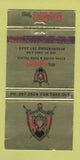 Matchbook Cover - Dino's Steak House Pizza Winnipeg MB 30 Strike