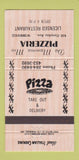 Matchbook Cover - Da Mamma Mia Pizza Winnipeg MB #2 WOODY 30 Strike