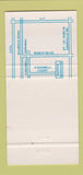 Matchbook Cover - Sanese Service Vending Food Columbus OH 30 Strike