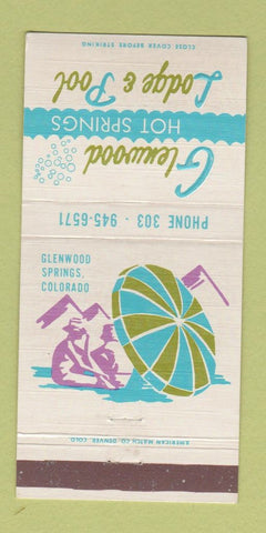 Matchbook Cover - Glenwood Hot Springs Lodge Glenwood Springs Colorado 30 Strike