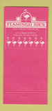 Matchbook Cover - Flamingo Joe's Tex Mex Deep Ellum TX Dallas 30 Strike