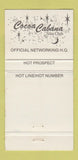Matchbook Cover - Cocoa Cabana Niteclud Miami? FL Flamingo WEAR 30 Strike