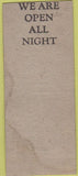 Matchbook Cover - Marigold Drug NO TOWN Safety First POOR