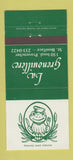Matchbook Cover - La Grenouillere St Boniface QC 30 Strike