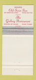 Matchbook Cover - Old Swiss Inn Winnipeg MB 30 Strike