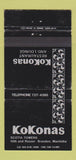 Matchbook Cover - Kokonas Scotia Towers Brandon MB 30 Strike