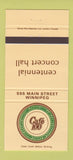 Matchbook Cover - Cafe 100 Winnipeg MB 30 Strike