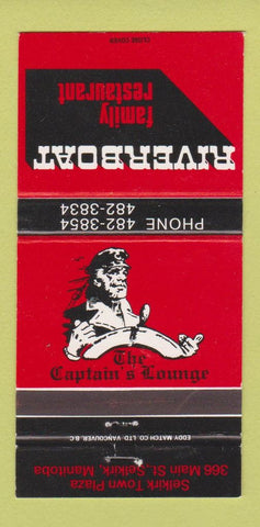 Matchbook Cover - Riverboat Family Restaurant Selkirk MB 30 Strike
