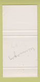 Matchbook Cover - Cossack House Ukrainian Winnipeg MB 30 Strike