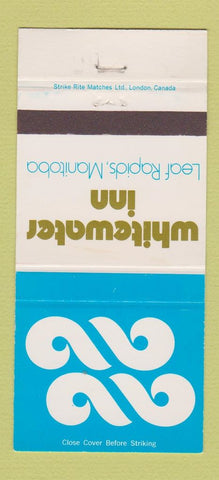 Matchbook Cover - Whitewater Inn Leaf Rapids MB 30 Strike