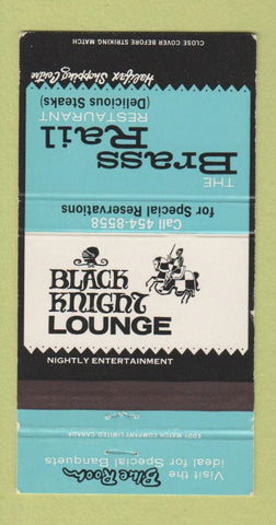 Matchbook Cover - Brass Rail Restaurant Halifax NS 30 Strike