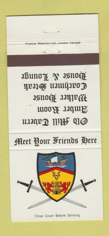 Matchbook Cover - Old Mill Tavern Bedford NS 30 Strike