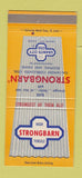 Matchbook Cover - Strongbarn Steel Roofing Granite City Steel IL 30 Strike