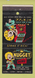 Matchbook Cover - Jim Kelley's Nugget Casino Reno NV 30 Stick