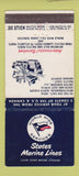 Matchbook Cover - States Marine Lines shipping  30 Stick